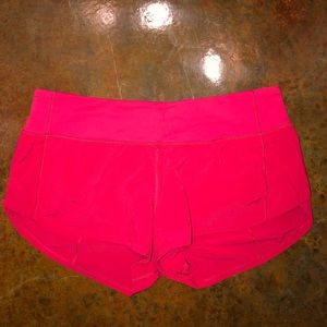 Lululemon Speed Up Short Red Size 6